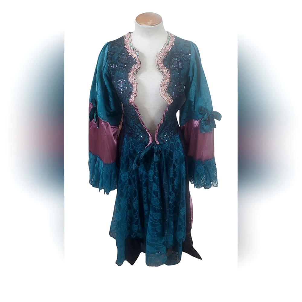 Stone dyed satin Frock